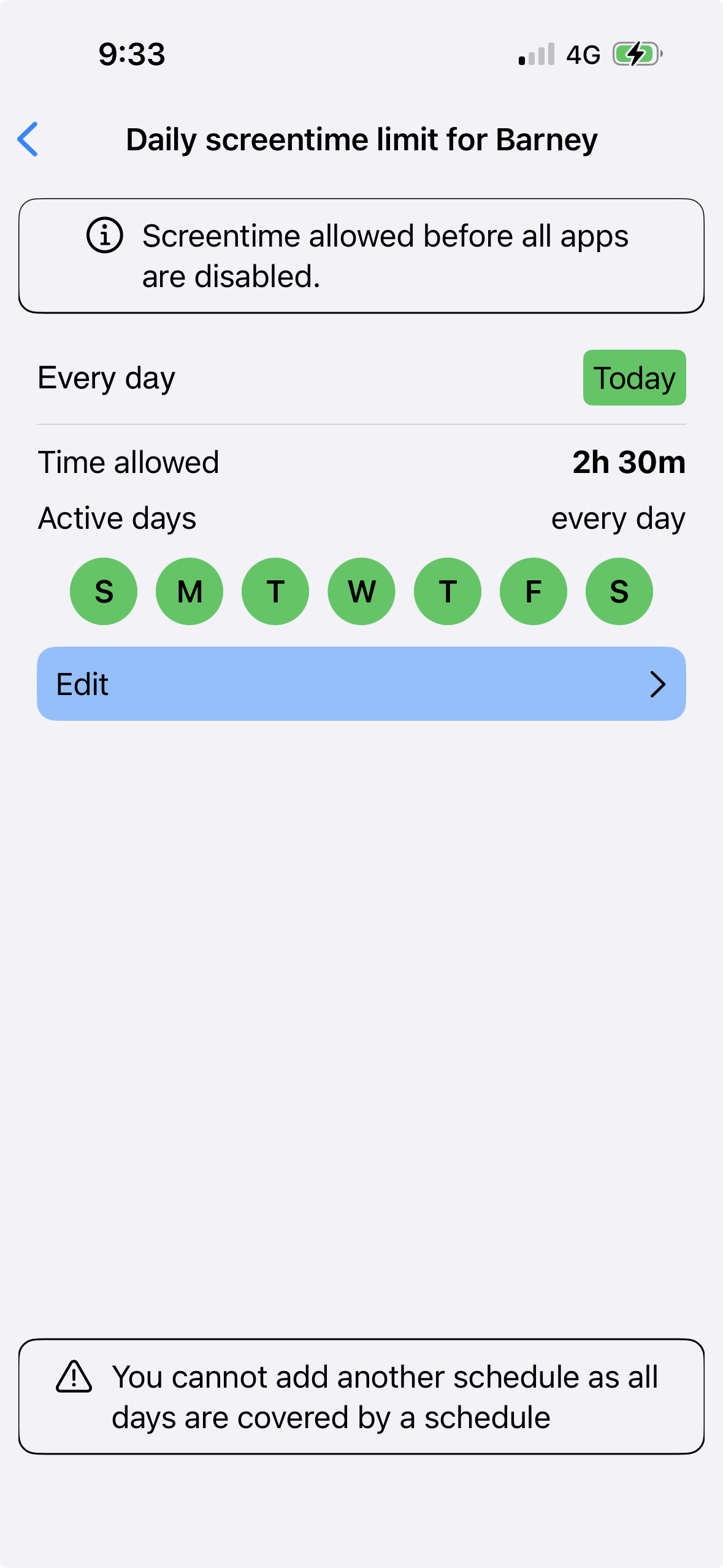 Set Daily Screen Time Limits